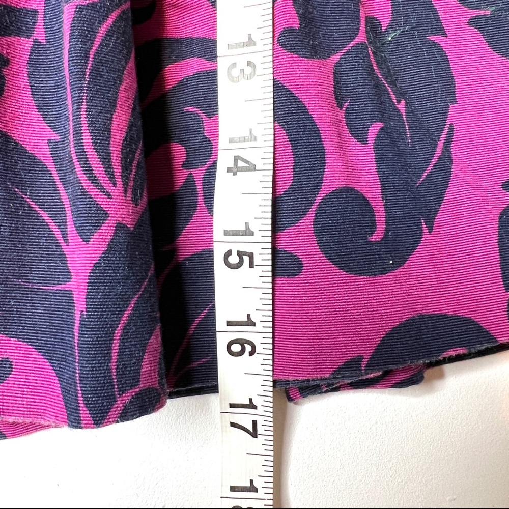 Boden fuchsia navy flared skater style/ A-line lined skirt/ 8S - Picture 6 of 8